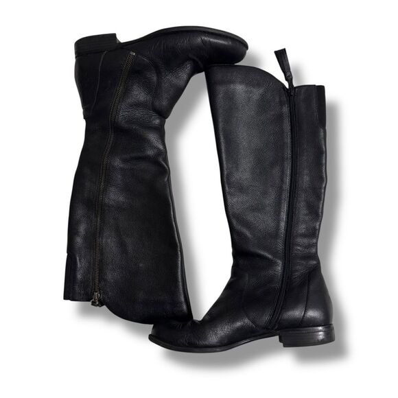 Naturalizer Jinnie Black Tassel Knee High Riding Boots Size 8.5 - Picture 2 of 11